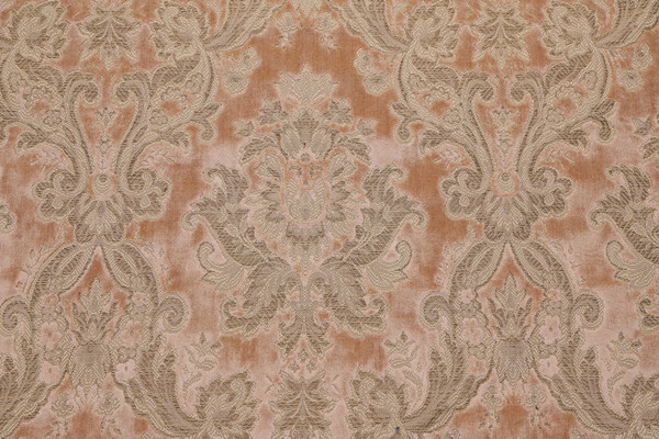 Anastasia Velvet Upholstery Fabric in Tan