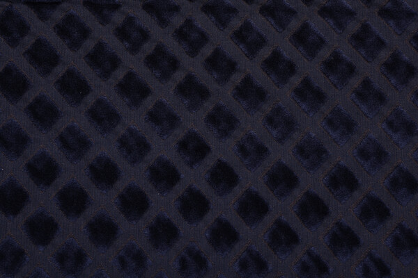 Giovanni Velvet Upholstery Fabric in Navy