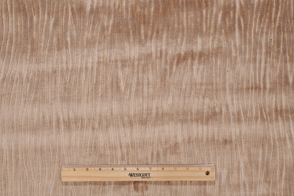 Felipe Velvet Upholstery Fabric in Cashew