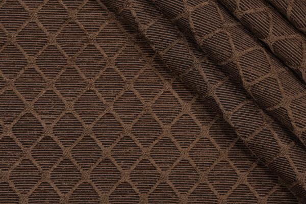 Thibaut Nadia Trellis W71818 Woven Chenille Upholstery Fabric in Brown