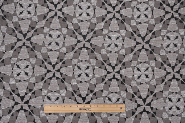 Crypton Piper High Performance Woven Upholstery Fabric in Onyx