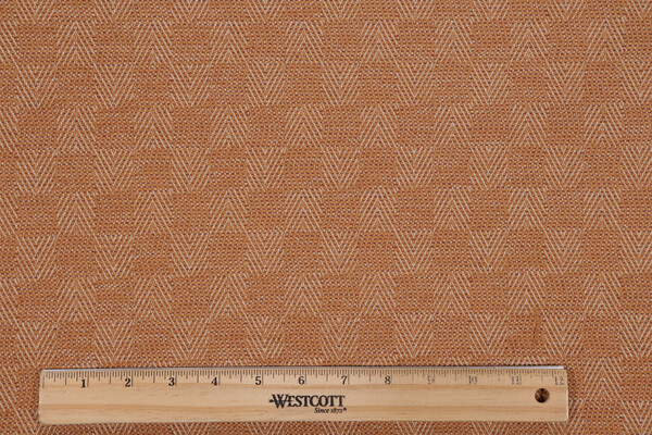 Crypton Hatch High Performance Woven Chenille Upholstery Fabric in Sienna