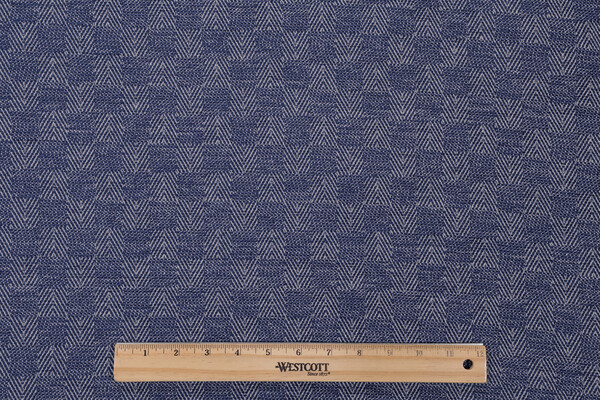 Crypton Hatch High Performance Woven Chenille Upholstery Fabric in Navy