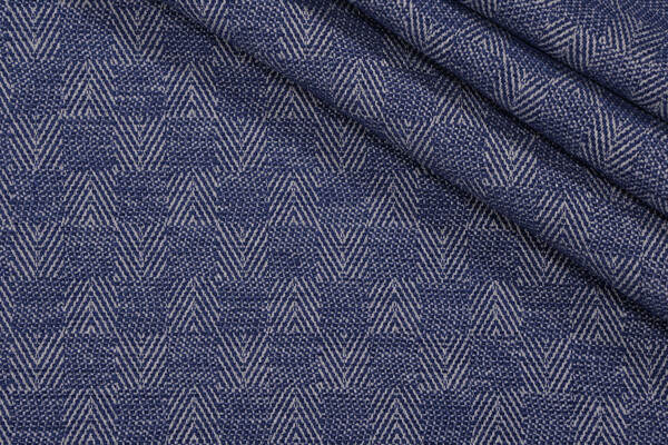 Crypton Hatch High Performance Woven Chenille Upholstery Fabric in Navy