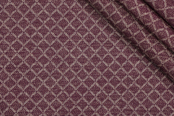 Crypton Locket High Performance Woven Chenille Upholstery Fabric in Plum