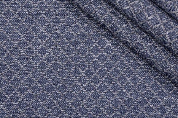 Crypton Locket High Performance Woven Chenille Upholstery Fabric in Indigo