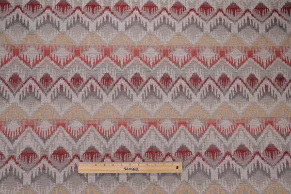 Valdese Weavers Lozada Woven Upholstery Fabric in Barberry 