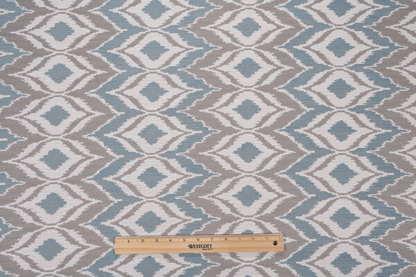 Sample of Suki Woven Chenille Upholstery Fabric in Mist 