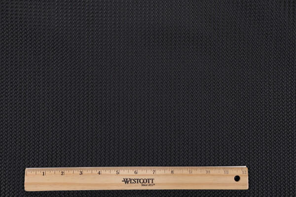 Swavelle/Mill Creek Portsmouth Vinyl Upholstery Fabric in Black 