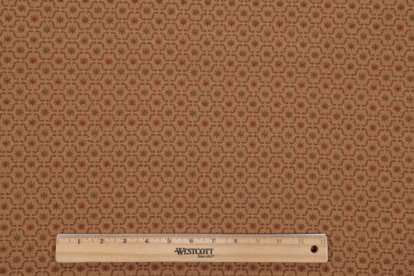 Keaton Tapestry Upholstery Fabric in Tan 