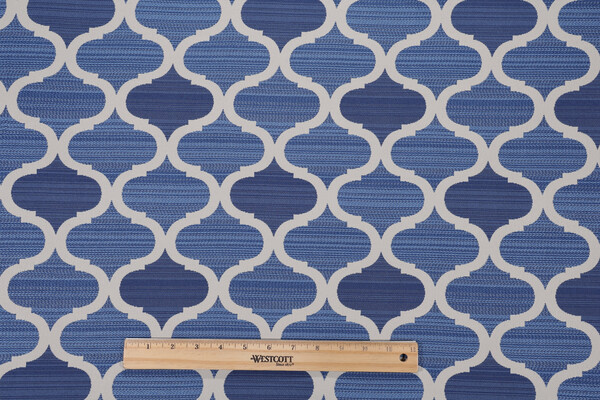 Sample of Bella Dura Infinity Woven Polyolefin Outdoor Fabric in Blue 