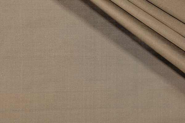 Titan Silk Decorator Fabric in Khaki