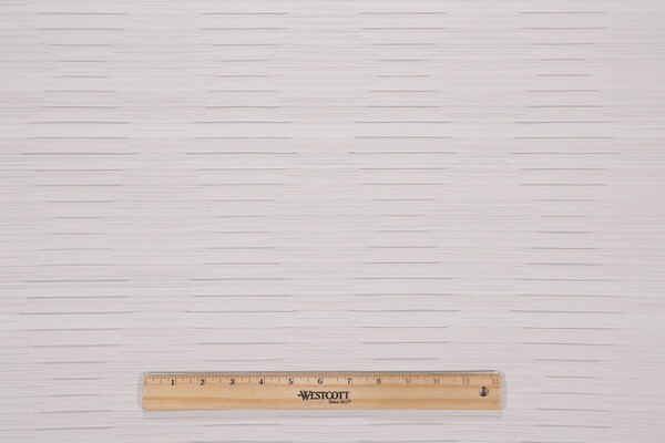 Bella Dura Wave Hill Pleated Polyolefin Outdoor Fabric in Flax