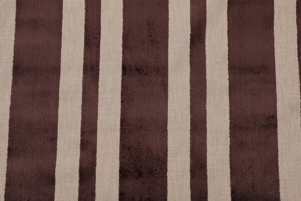 Piazza Velvet Decorator Fabric in Brown