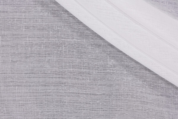 Simple 116 inch Sheer Drapery Fabric in Winter White
