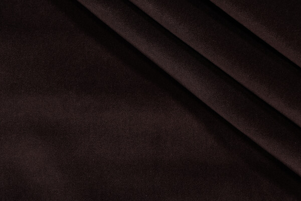Banks Velvet Upholstery Fabric in Mahogony