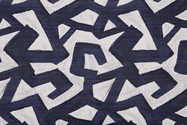 Crypton Rumi High Performance Woven Upholstery Fabric in Indigo
