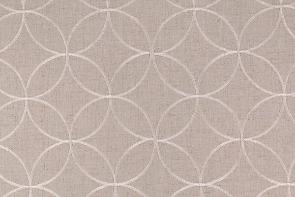 Duralee Ringlet-2 Embroidered Drapery Fabric in 118-Linen