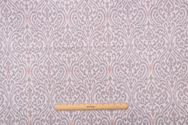 PK Lifestyles Sri Lanka Printed Cotton Drapery Fabric in Blush