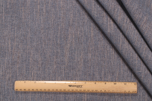 Crypton Sadie High Performance Chenille Upholstery Fabric in Chambray