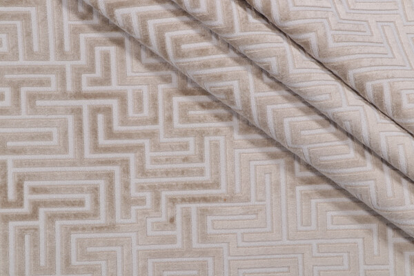 Merrimac M11385B Velvet Upholstery Fabric in Champagne