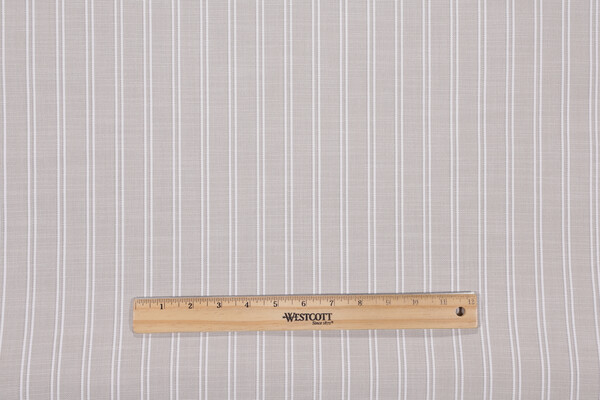 Perennials Ascot Stripe 803-108 Woven Solution Dyed Acrylic Outdoor Fabric in Ash