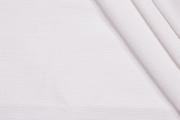 Perennials Woven Solution Dyed Acrylic Chenille Outdoor Fabric in Snow