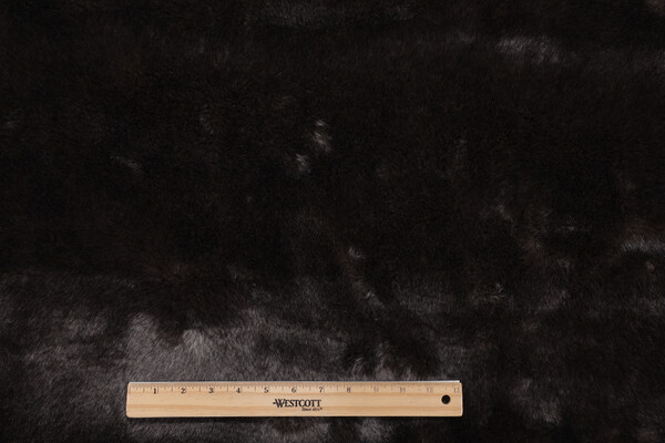 Lucia Faux-Fur Decorator Fabric in Grey