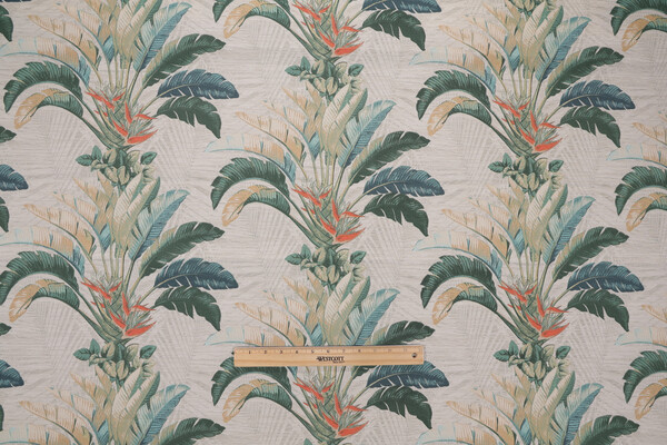 Tommy Bahama Banana Leaves Printed Polyester Outdoor Fabric in Wicker