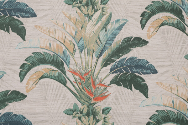 Tommy Bahama Banana Leaves Printed Polyester Outdoor Fabric in Wicker