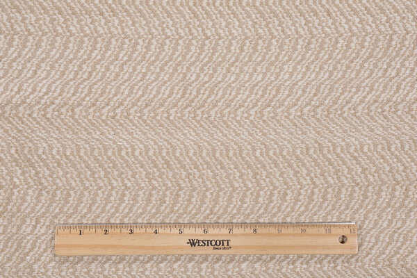 Grey Watkins Tibet Woven Chenille Upholstery Fabric in Ivory