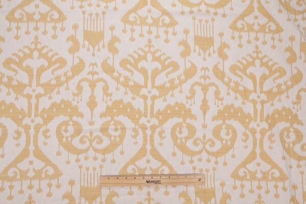 Balikat Woven Upholstery Fabric in Marigold