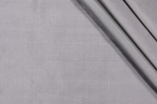 Tikka Backed Silk Decorator Fabric in Sharkskin