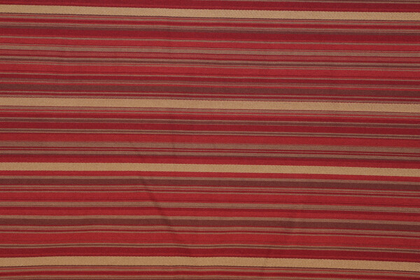 Rhythmic Woven Upholstery Fabric in Cherry
