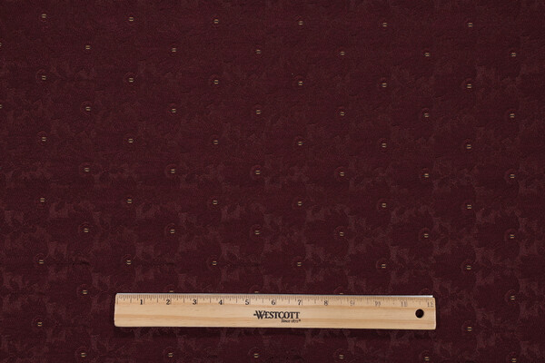 Kingsley Woven Upholstery Fabric in Bordeaux