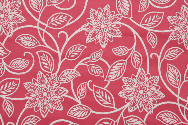 1 Yard Portico Woven Upholstery Fabric in Passion