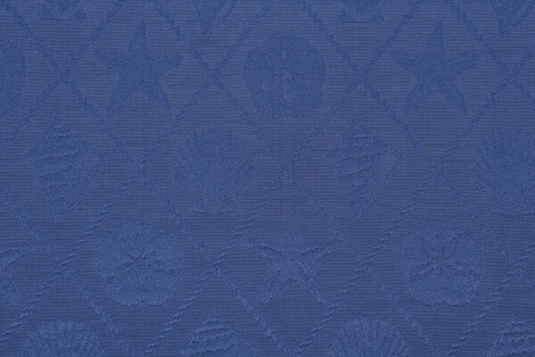 Shell Trellis Woven Solution Dyed Acrylic Matelasse Outdoor Fabric in Lagoon