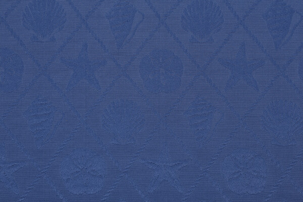 Shell Trellis Woven Solution Dyed Acrylic Matelasse Outdoor Fabric in Lagoon