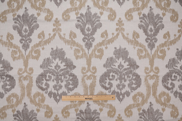 1 Yard Addlestone Tapestry Upholstery Fabric in Pewter