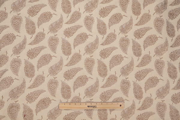 Coco Paisley Tapestry Upholstery Fabric in Topaz