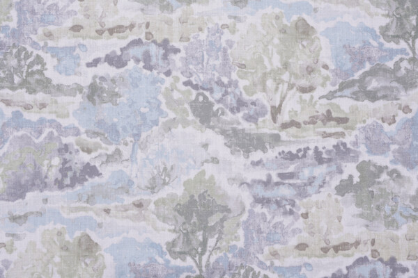 Covington Sevenoaks Printed Polyester Drapery Fabric in 528-Sky Blue 