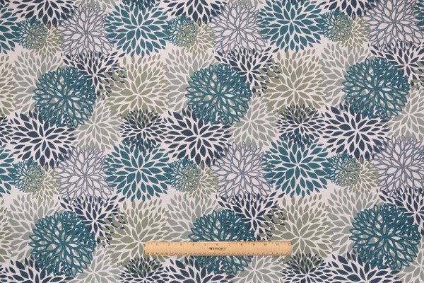 Premier Printed Blooms Printed Polyester Outdoor Fabric in Oxford