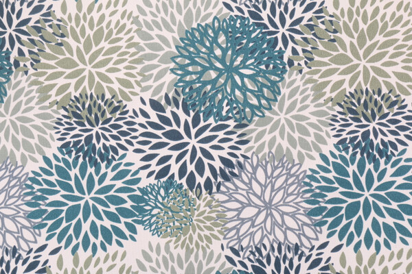 Premier Printed Blooms Printed Polyester Outdoor Fabric in Oxford