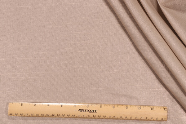 PK Lifestyles Comet Solid Woven Cotton Decorator Fabric in Rose Gold