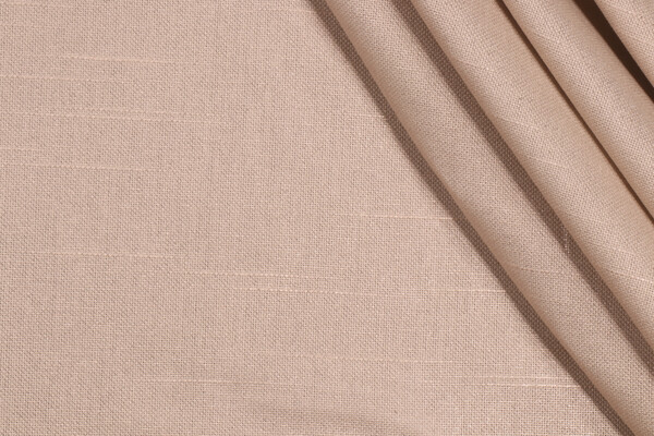 PK Lifestyles Comet Solid Woven Cotton Decorator Fabric in Rose Gold