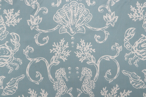 Thibaut Swept Away W8413 Woven Solution Dyed Acrylic Outdoor Fabric in Aqua