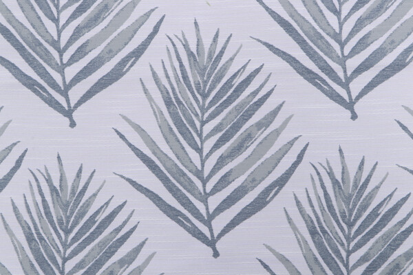 Bella Dura Home Royal Palm High UV Polyester Indoor/Outdoor Fabric in Iceberg