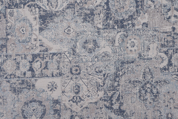 Golding Istanbul Woven Upholstery Fabric in Blue Smoke