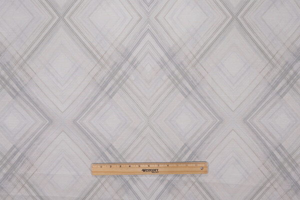 PK Lifestyles Sylvie Printed Polyester Drapery Fabric in Linen