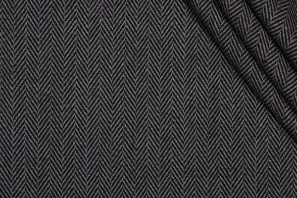 P Kaufmann Wallace Woven Upholstery Fabric in Charcoal